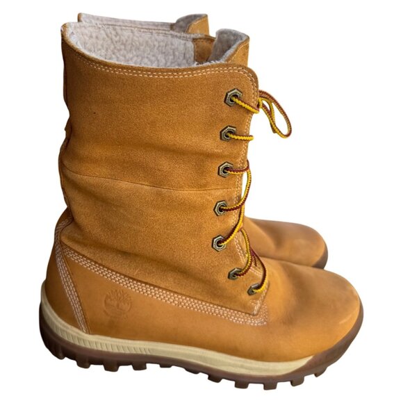 Timberland Women's Jayne Size 9.5M Brown Fold Down, Waterproof Boots - Picture 1 of 15